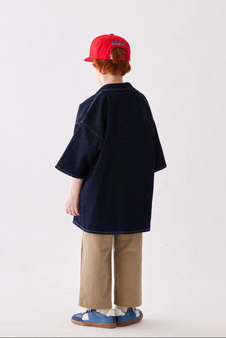 Bol Kesim Kot Pantolon