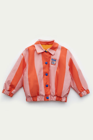 Çift Taraflı Bomber Ceket Cherry