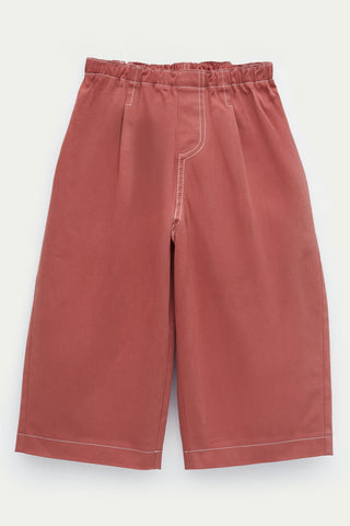 Pembe Pileli Bol Pantolon