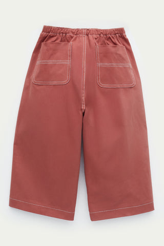 Pembe Pileli Bol Pantolon