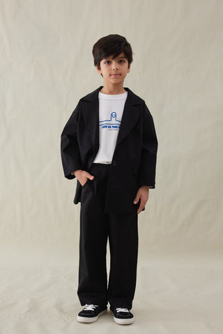 Büyük Beden Blazer Ceket Siyah