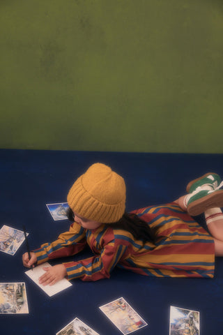 Gömlek Elbise Çizgili