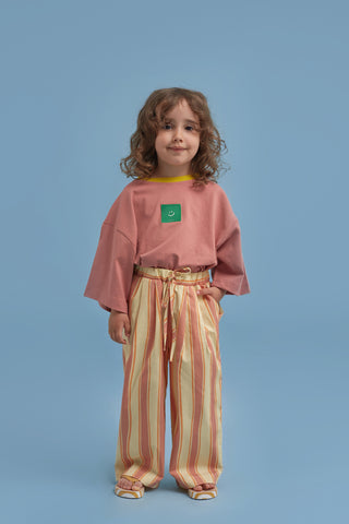 Sarı Çizgili Pantolon