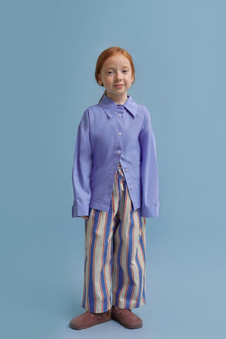 Mavi Çizgili Pantolon