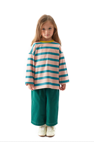 Yeşil Çizgili Tişört