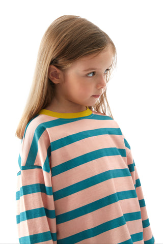 Yeşil Çizgili Tshirt