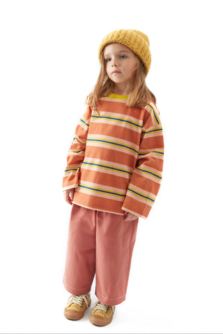 Pembe Çizgili Tişört