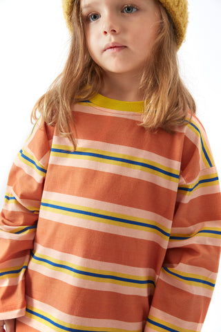 Pembe Çizgili Tişört