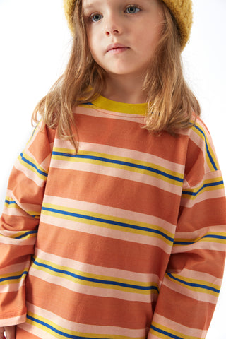 Pembe Çizgili Tişört