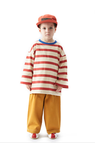 Kırmızı Çizgili Tshirt