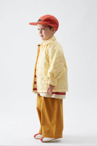 Hardal Pileli Bol Pantolon