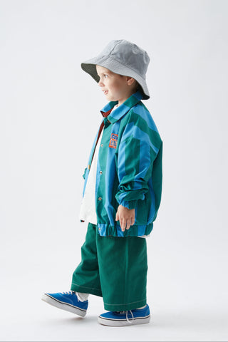 Çift Taraflı Bomber Ceket Blueberry