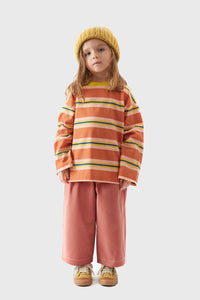 Pembe Çizgili Tshirt