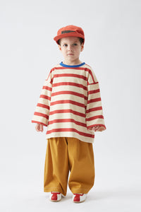 Hardal Pileli Bol Pantolon